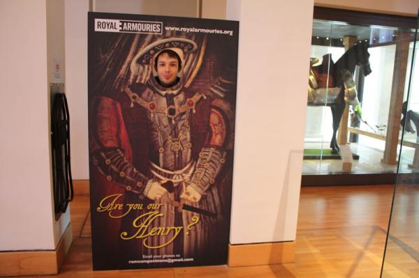 Fonze checks to see if he is Henry VIII.