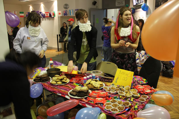 Our stall in the union as part of our Darwin 200 celebrations.