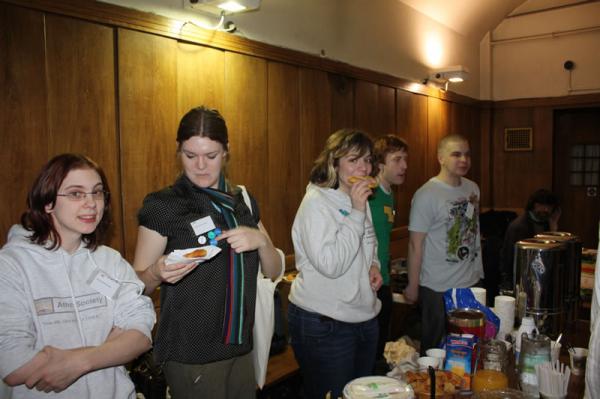 Catering stall.