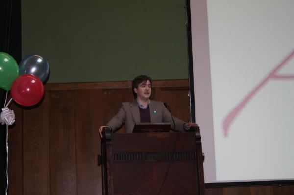 Andrew Copson delivers the introduction.