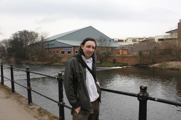 Chris by the river side.