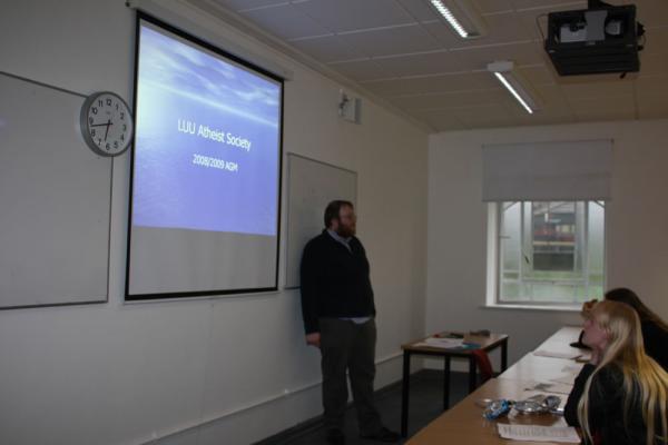 Norm opens the meeting.