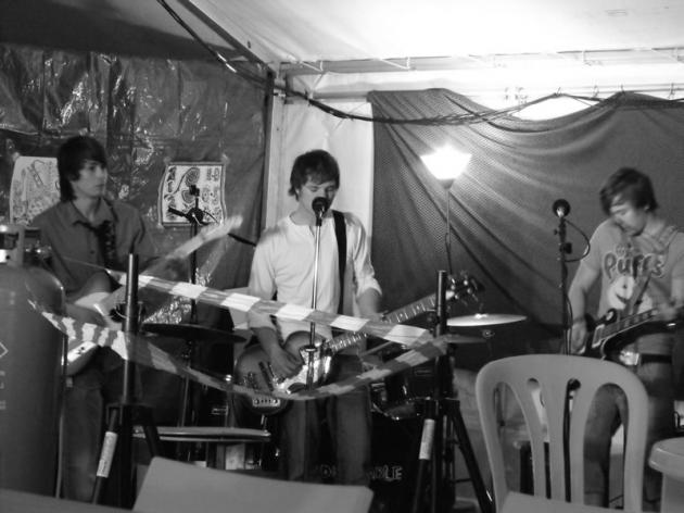 The Educatables perform at the launch party.