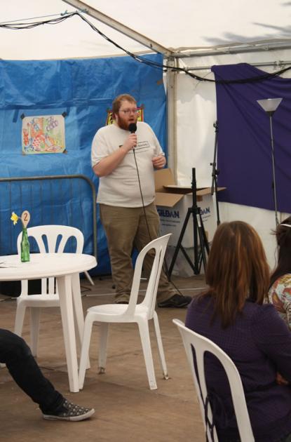 Norm delivers the first talk of the week.