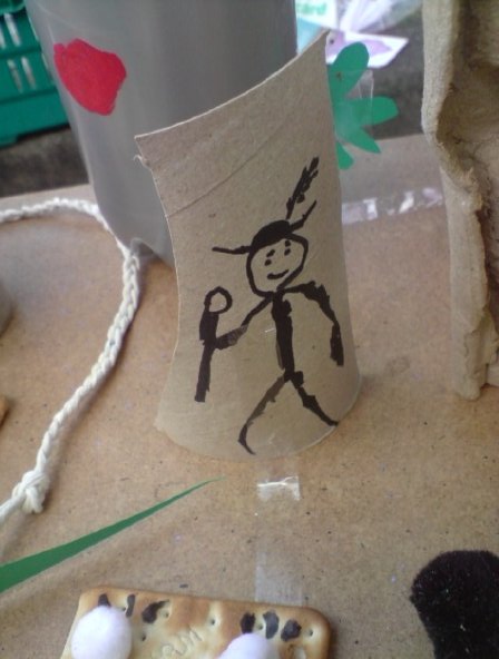 Stick man god.