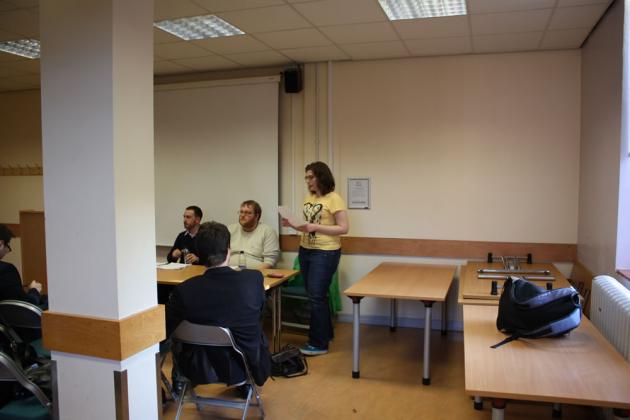 Sophie introduces the debate.