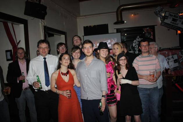 Group photo in Bourbon.