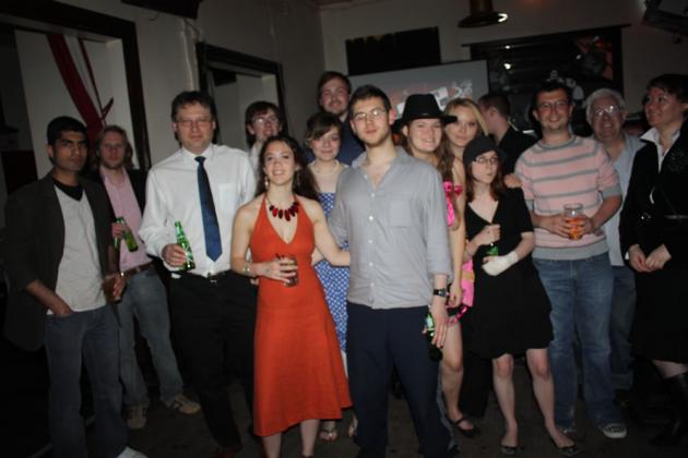 Group photo in Bourbon.