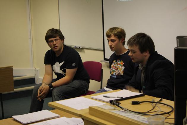 Question time.