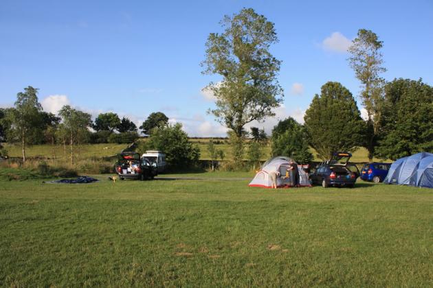 The campsite.