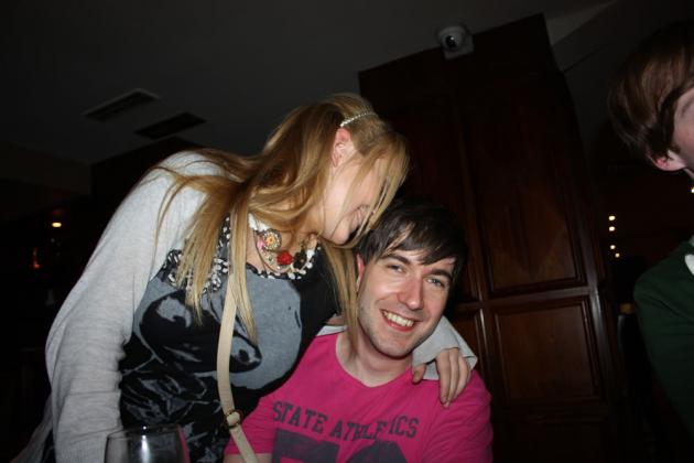 Kate molesting Rich.
