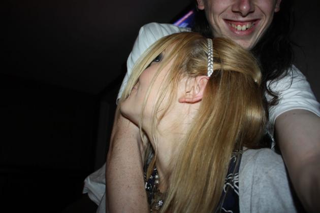 Kate attacking Chris.