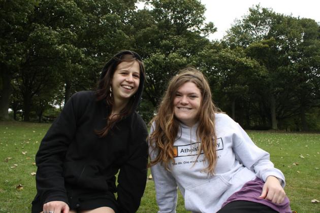 Katie and Nicola.