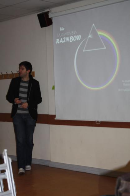 Rich delivers his talk.