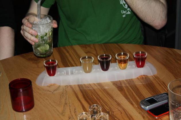 Shot stick.