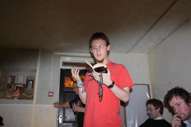 John performs a Satanic ritual.