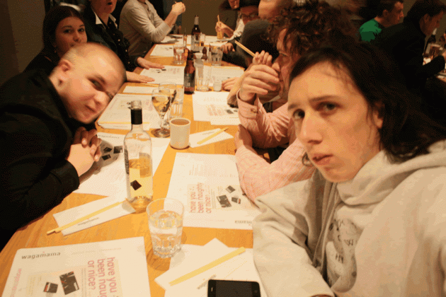 Meal at Wagamama.