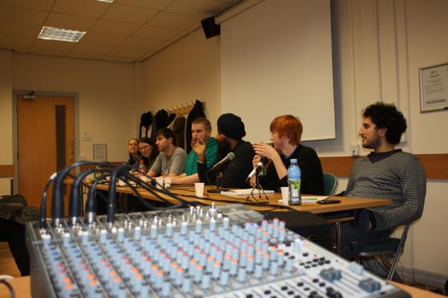 View from the technical desk.