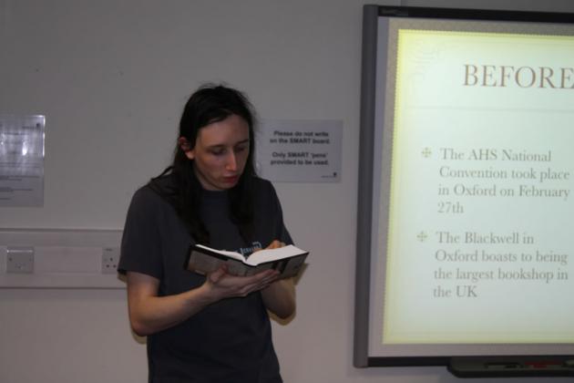 Chris delivers a talk on animal consciousness.