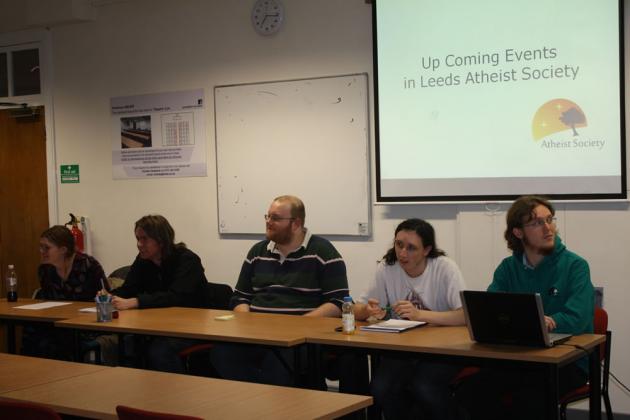 The panel of speakers.
