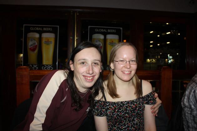 Chris and Elina.