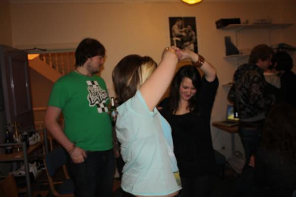 Sophie gets a dancefloor going.