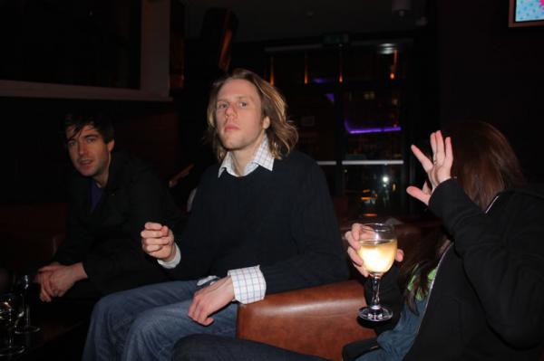 Brett posing.