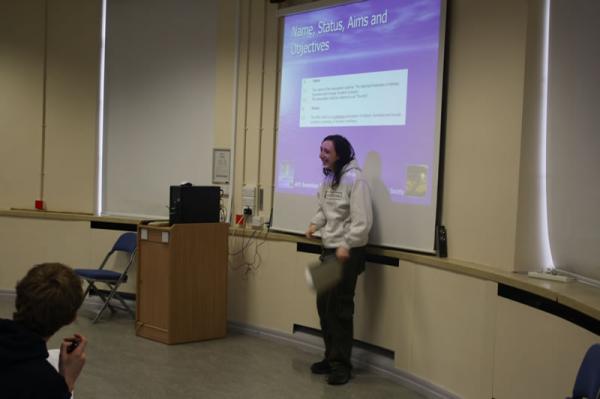 Chris is elected returning officer to oversee the election of the executive.
