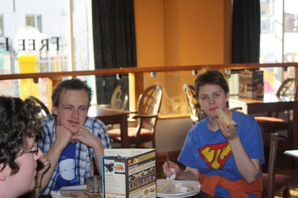 Breakfast at Wetherspoon's.