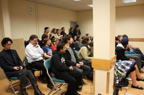 The audience.