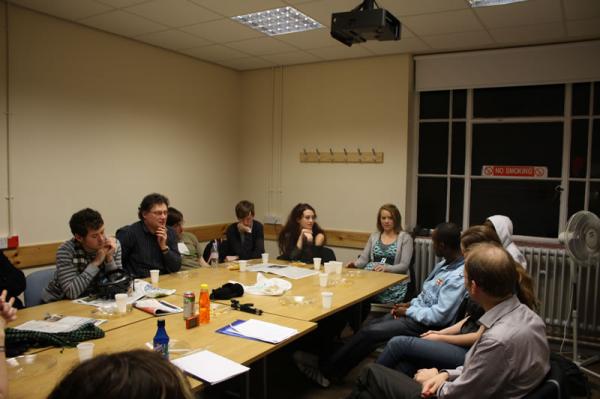 The discussion.
