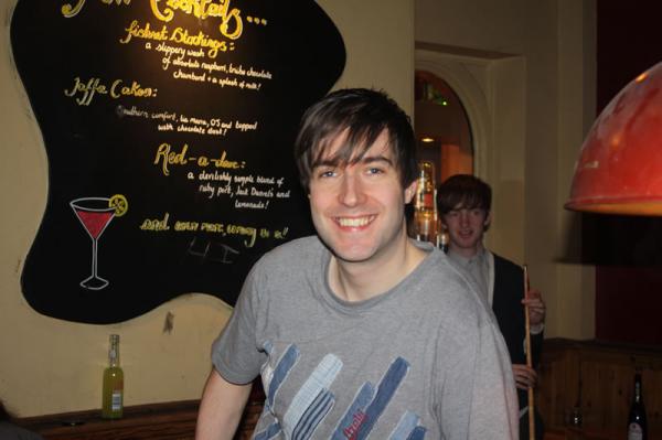 Rich poses for a photo.