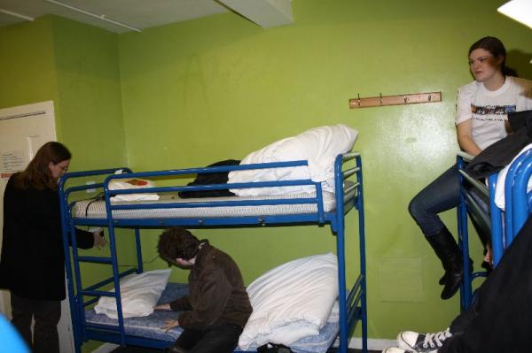 The hostel.
