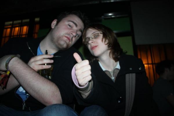 Gaz and Lil at The Big Chill.