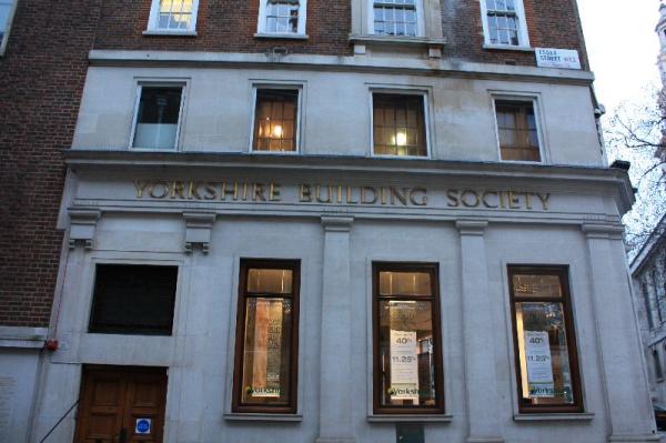 We went all the way to London to find a Yorkshire Building Society.