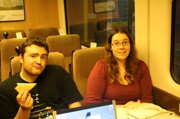 Gaz and Michelle are not amused by suggestions that they are a nice couple.