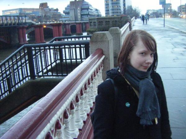 Jenny by the waterfront.