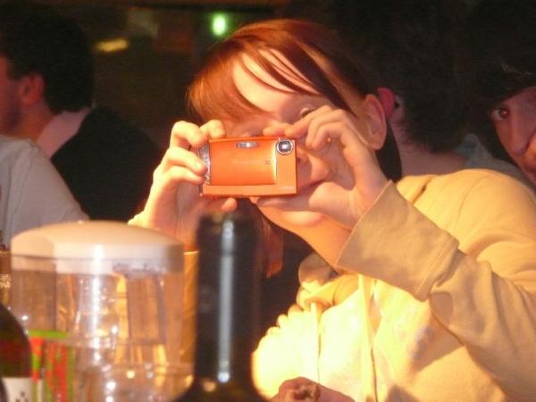 Jenny taking a photo of Nicola taking a photo.
