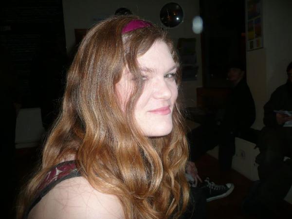 Nicola posing.