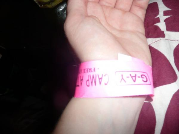 Wrist band.