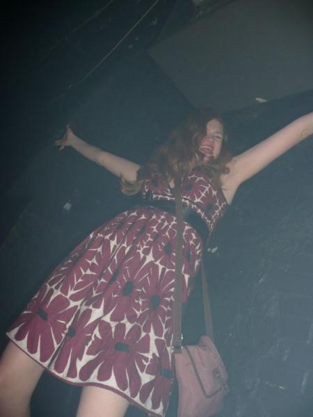 Nicola rocking out.