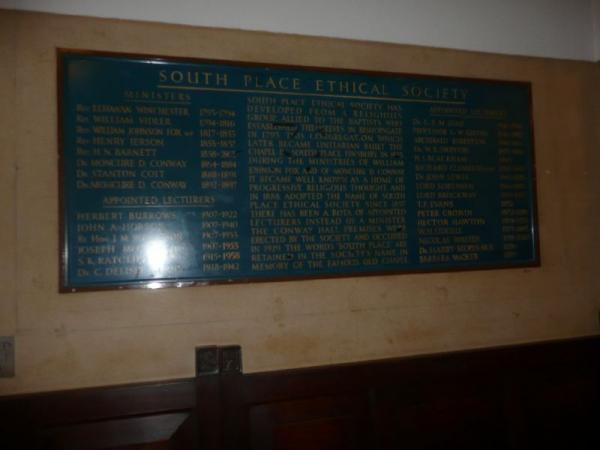 Conway Hall.