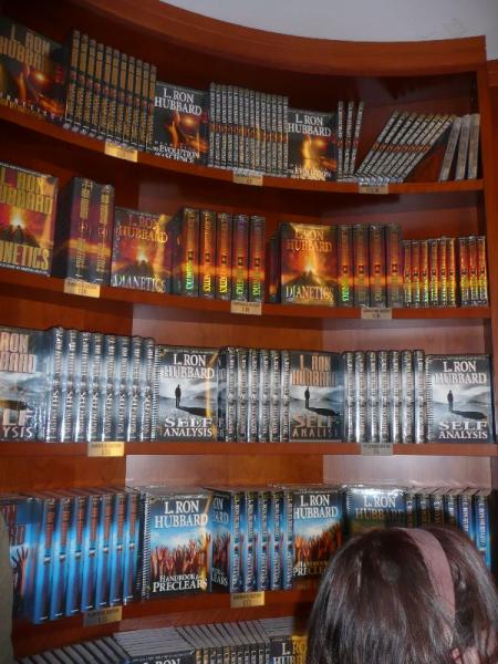 Scientology books.