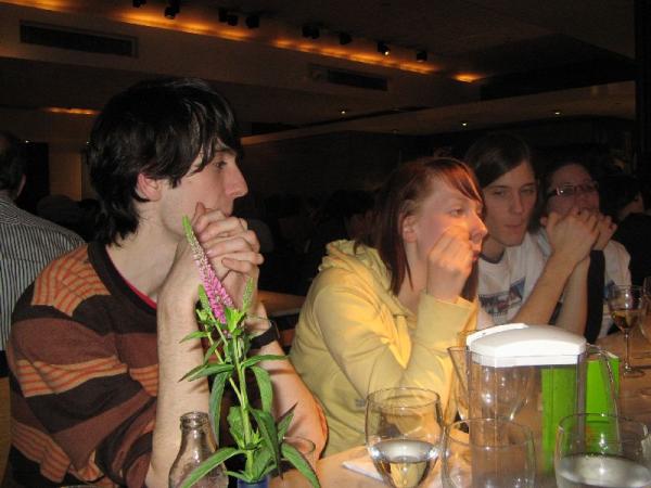 Michael and Jenny at Pizza Express.