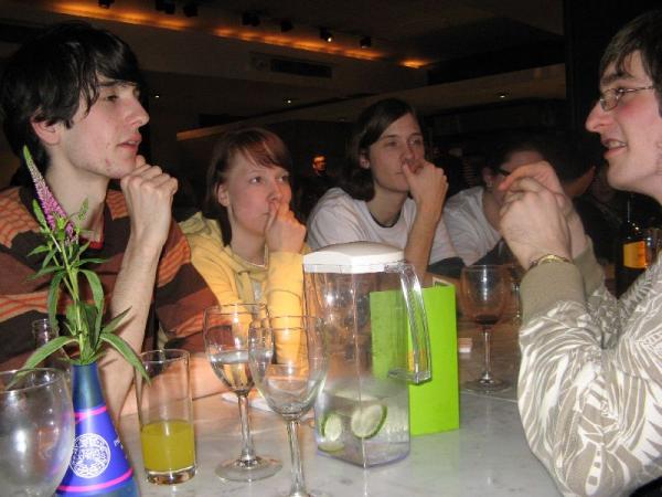Pizza Express on Friday night.