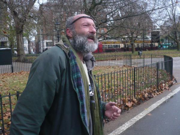This guy was really nice and had some great poems.