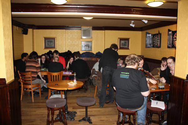 Everyone in The Old Bar.