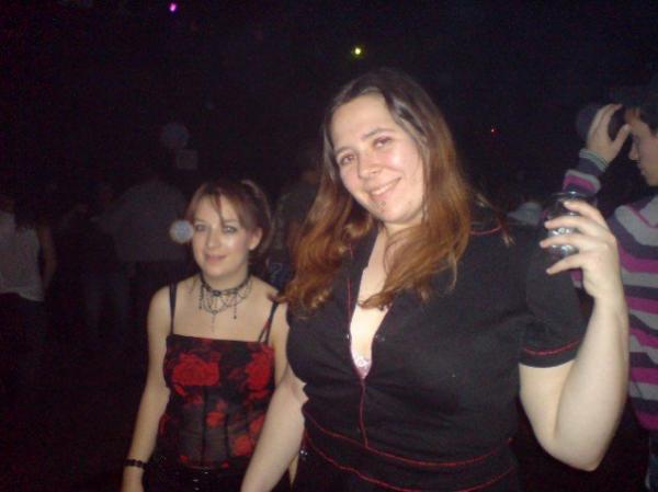 Sarann (left) and Michelle (right) at Sin City.