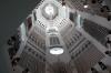 The central tower, looking up.