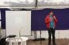 Rich delivers his talk on evolution.
